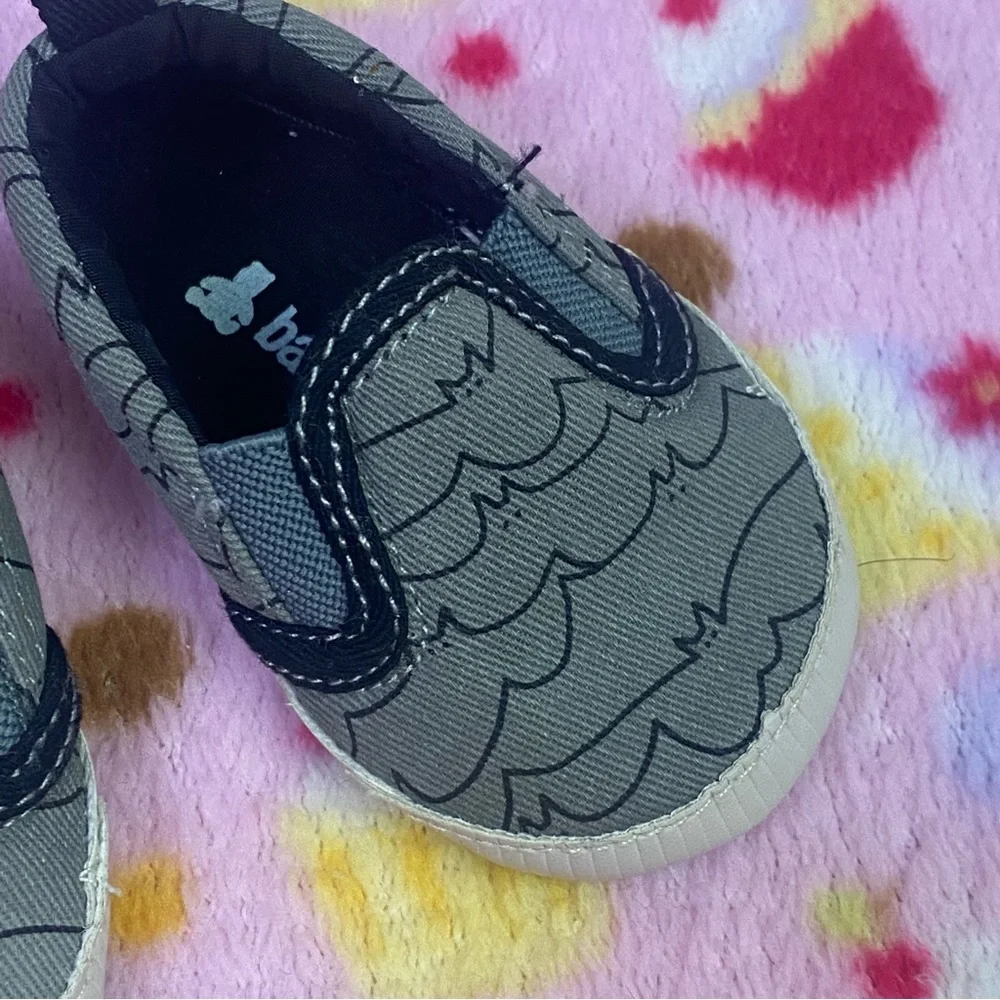 Baby Gap Halloween bat slip on shoes